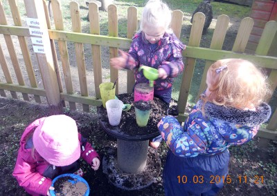 Hare Hatch Montessori - Mud Garden
